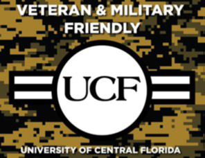 Veteran ad military Friendly UCF graphic