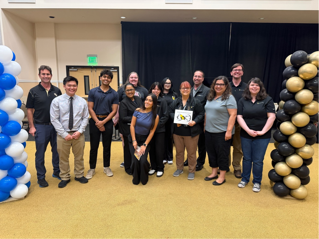 Group photo of the staff that worked Beyond Barriers